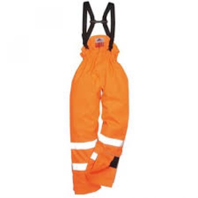 Pantalone bizflame Rain foderato - Antistatico ignifugo ad alta visibilità S781